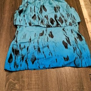 Cabi Sleeveless Silk top in abstract print